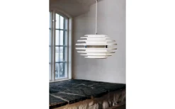 Kök & Matplats|Stora Taklampor Ø50-69 Cm<Belid Ellipse Taklampa 50cm Vit/Krom