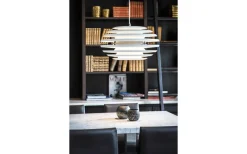 Ellipse Taklampa 50cm Vit/Mässing