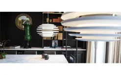 Ellipse Taklampa 50cm Vit/Mässing