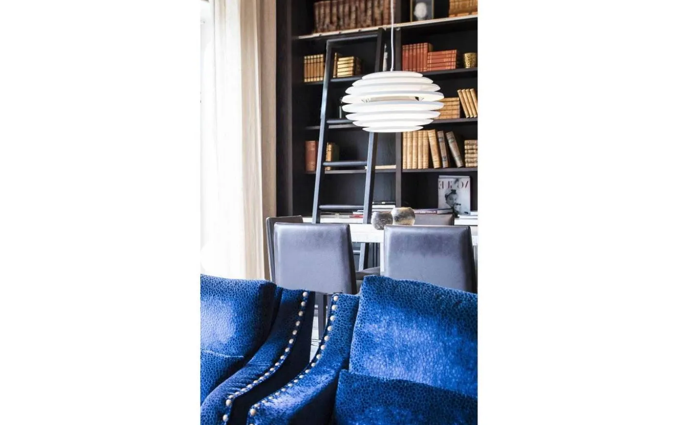 Ellipse Taklampa 50cm Vit/Mässing