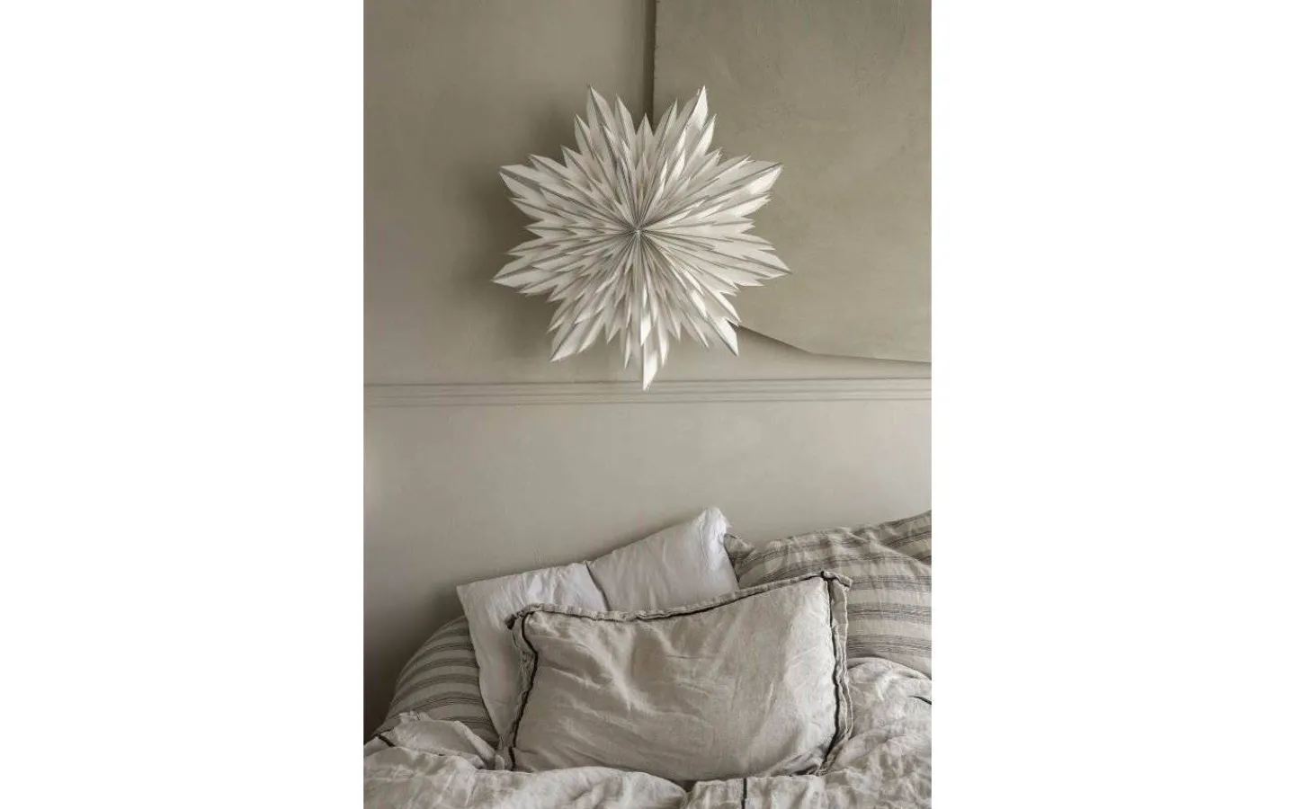 Visa Alla Julstjärnor|Julstjärnor Utan Sladd<Watt & Veke Elsa Julstjärna 60cm Vit/Silver