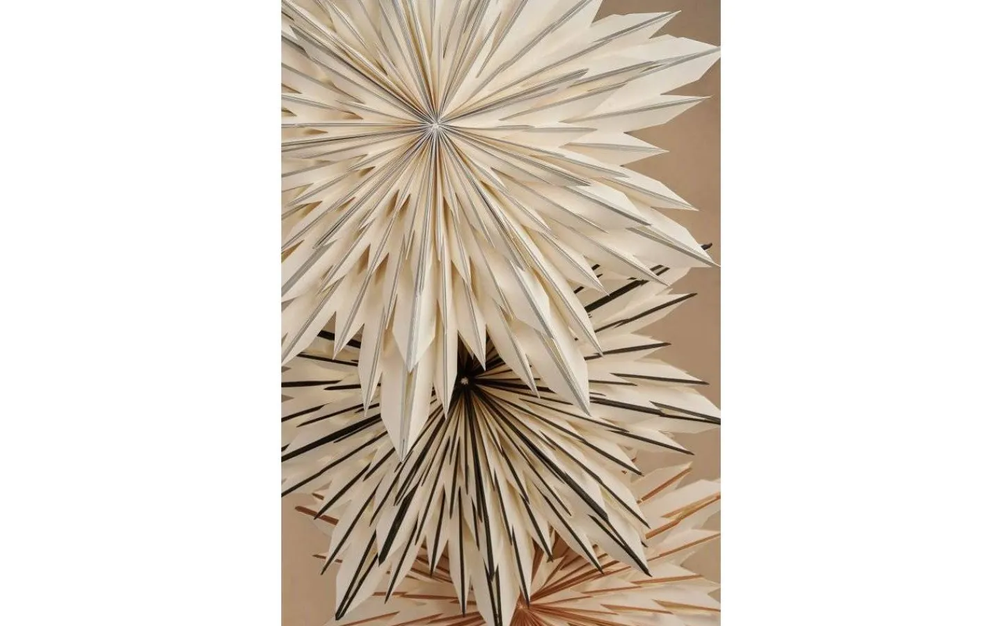 Visa Alla Julstjärnor|Julstjärnor Utan Sladd<Watt & Veke Elsa Julstjärna 60cm Vit/Silver