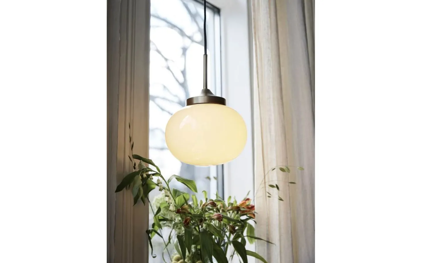 PR Home Elsy Fönsterlampa 18cm Mässing* Fönsterlampor