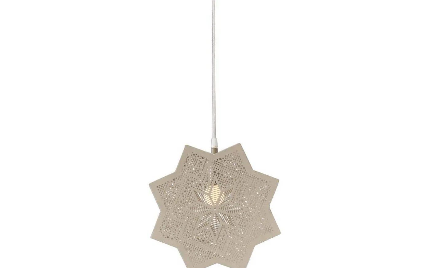 Elvira Julstjärna 28cm Beige