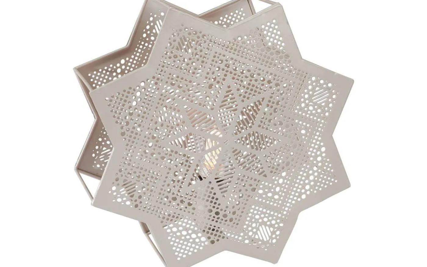 Elvira Julstjärna 28cm Beige