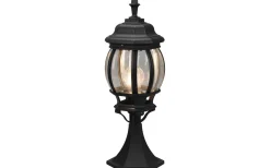 Trio Lighting Elvo Grindlykta 49cm E27 mattsvart IP44* Pollare & Grindlyktor