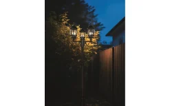 Trio Lighting Elvo Stolplykta 240cm E27 mattsvart IP44* Kompletta Stolplyktor