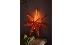 Visa Alla Julstjärnor|Julstjärnor Med Sladd<Markslojd Embla Julstjärna 75cm Brun Sammet