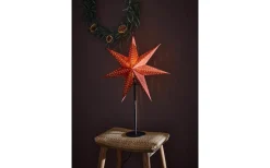 Markslojd Embla Julstjärna på fot 65cm Svart/Brun Sammet* Visa Alla Julstjärnor|Julstjärnor På Fot