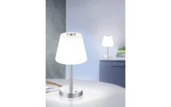 Bordslampor<Trio Lighting Emerald Bordslampa LED borstat stål