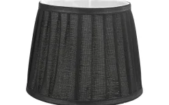 Oriva Emily Plisserad Lampskärm Ø24cm Svart* Plisserade Lampskärmar