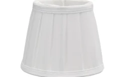 Oriva Emily Plisserad Lampskärm Ø16cm Vit* Plisserade Lampskärmar