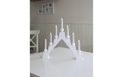 Star Trading Emma Adventsljusstake Vit 45cm* Visa Alla Adventsljusstakar|Adventsljusstakar 31-60 Cm