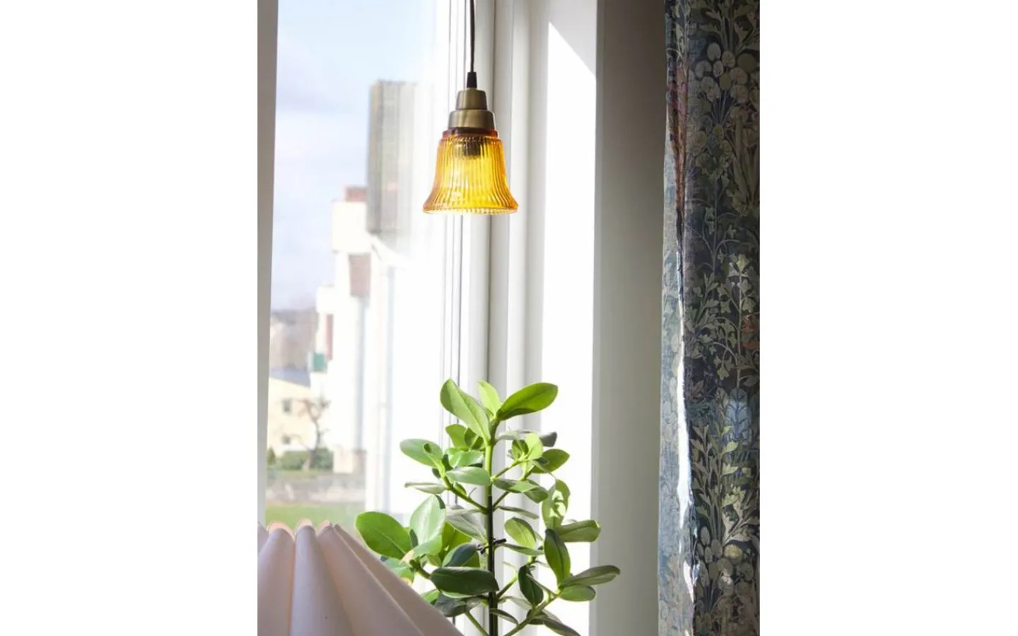 Fönsterlampor<PR Home Emmi Fönsterlampa 12cm Amber/Mässing
