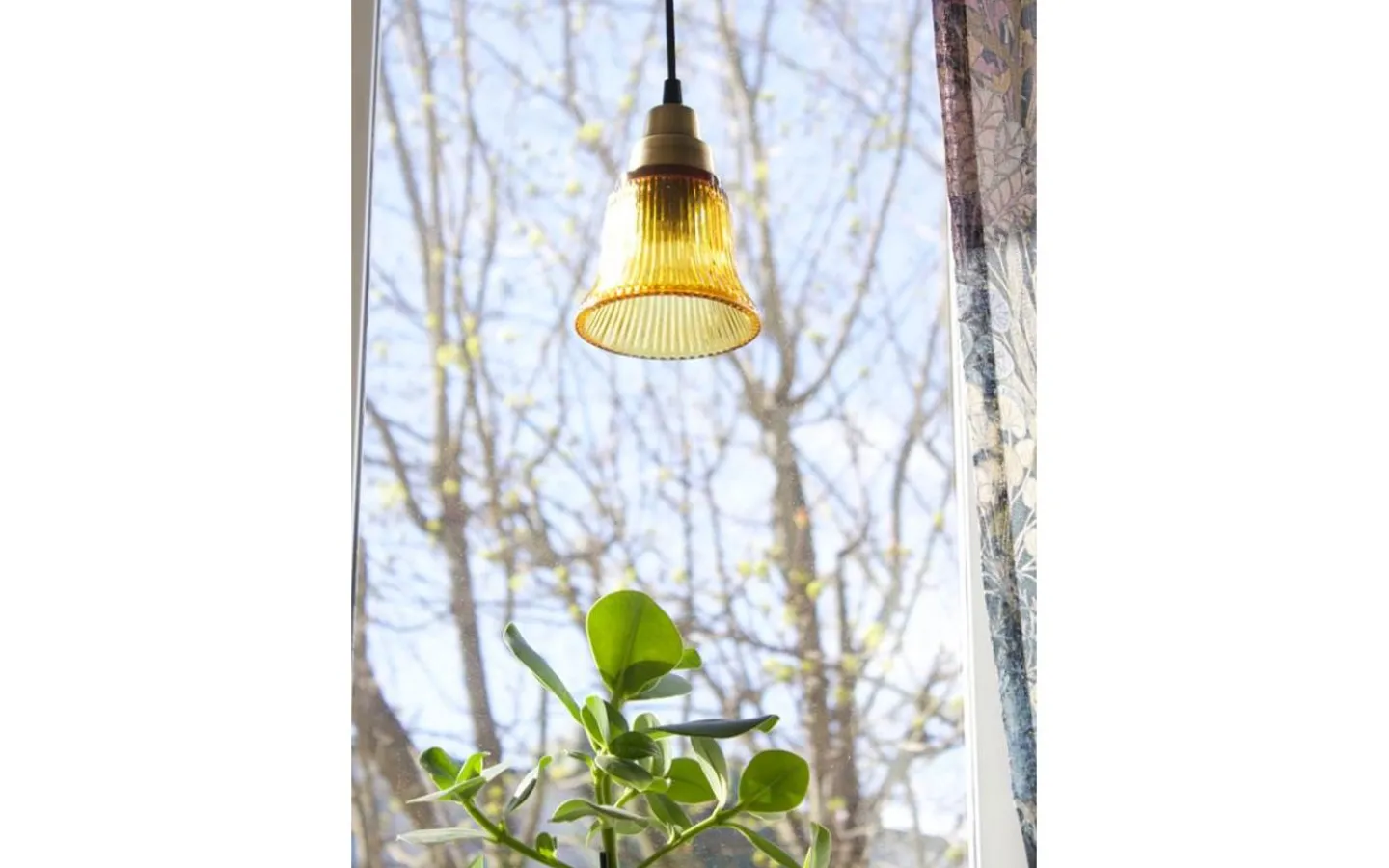 Fönsterlampor<PR Home Emmi Fönsterlampa 12cm Amber/Mässing