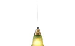 PR Home Emmi Fönsterlampa 12cm Grön/Mässing* Fönsterlampor