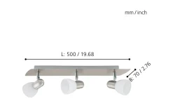 Enea Takspotlight 50cm Nickel
