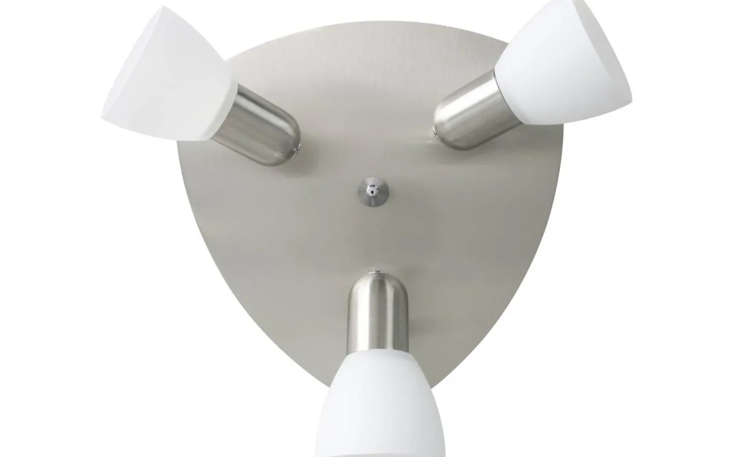 Runda Takspotlights|Takspot Med 3 Lampor<Eglo Enea Takspotlight 27cm Nickel