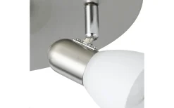 Runda Takspotlights|Takspot Med 3 Lampor<Eglo Enea Takspotlight 27cm Nickel