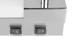 Trio Lighting Enrico H2O LED + 2xGU10 Vägglampa 60cm krom IP44* Badrumslampor Vägg