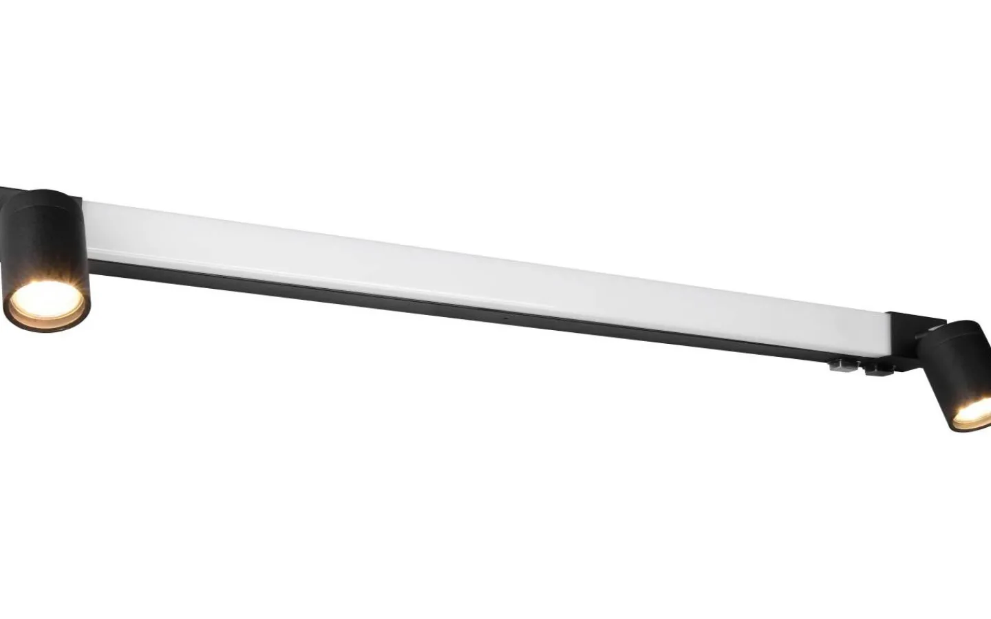 Trio Lighting Enrico H2O LED + 2xGU10 Vägglampa 90cm mattsvart IP44* Badrumslampor Vägg