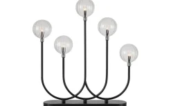 Enya Adventsljusstake 40cm Svart/Klar