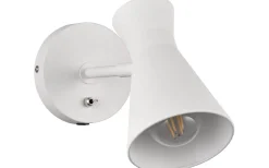 Enzo Vägglampa E27 matt vit