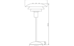 Aneta Epsilon Bordslampa 37cm Beige* Bordslampor