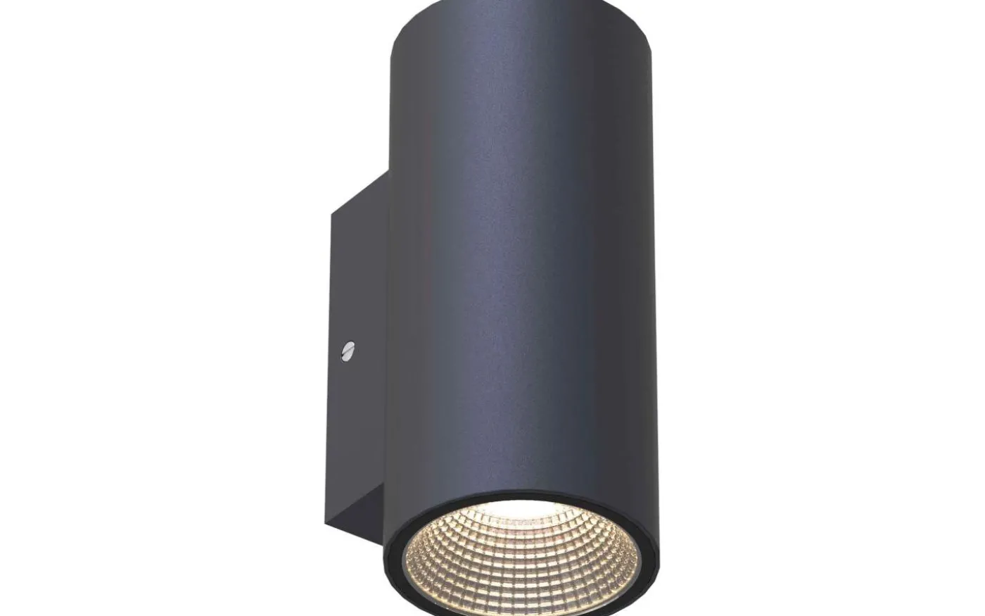Erik II Vägglampa LED 2x3W 3000K Antracit IP65