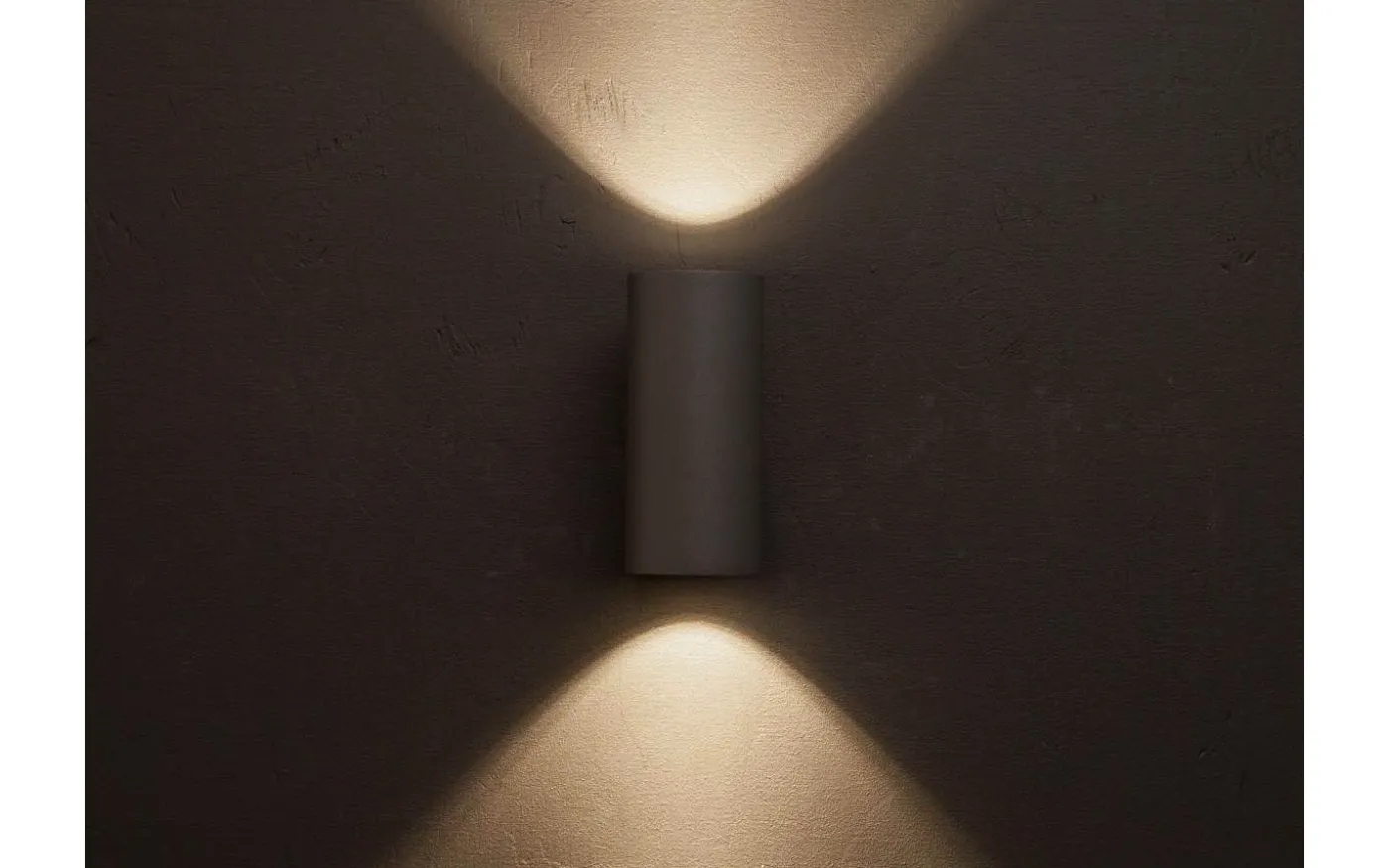 Erik II Vägglampa LED 2x3W 3000K Antracit IP65