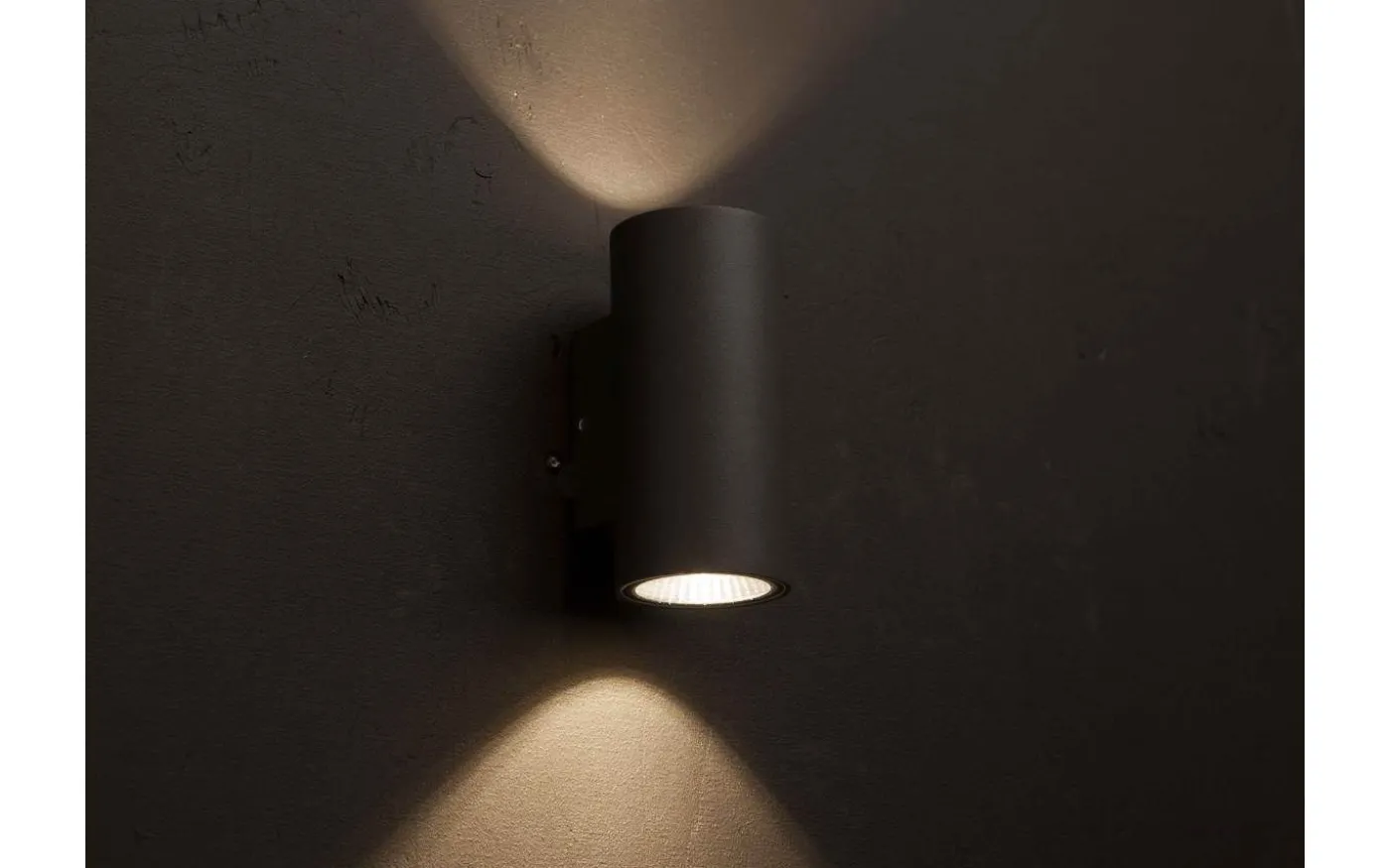 Erik II Vägglampa LED 2x3W 3000K Antracit IP65