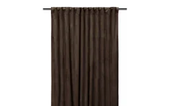 Svanefors Estelle Sammet Gardin 2P Mocca 2x135x280cm* Mörkläggningsgardiner|Enfärgade Gardiner