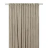 Svanefors Estelle Sammet Gardin 2P Nougat 2x135x280cm* Mörkläggningsgardiner|Enfärgade Gardiner