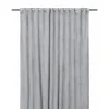 Svanefors Estelle Sammet Gardin 2P Silver 2x135x280cm* Mörkläggningsgardiner|Enfärgade Gardiner
