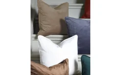 Kuddfodral<Svanefors Estelle Sammet Kuddfodral Nougat 45x45cm