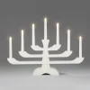Visa Alla Adventsljusstakar|Adventsljusstakar 31-60 Cm<Konstsmide Ester Adventsljusstake 7L 39cm Vit
