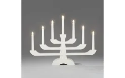 Visa Alla Adventsljusstakar|Adventsljusstakar 31-60 Cm<Konstsmide Ester Adventsljusstake 7L 39cm Vit