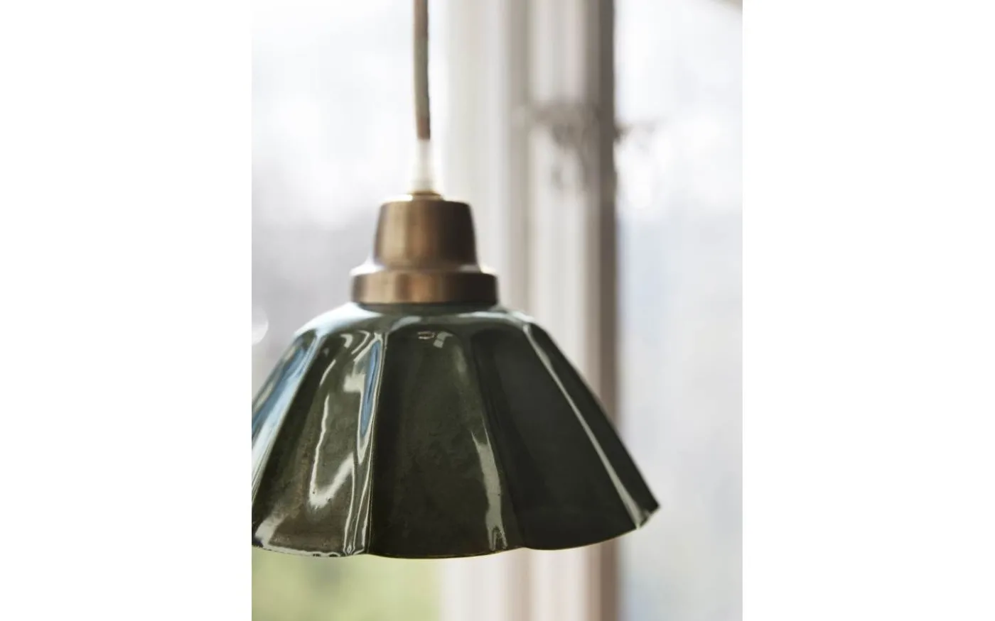 Ester Fönsterlampa 17cm Mörkgrön