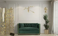 Mauro Ferretti Esterno Vägglampa 46cm Guld* Lampetter