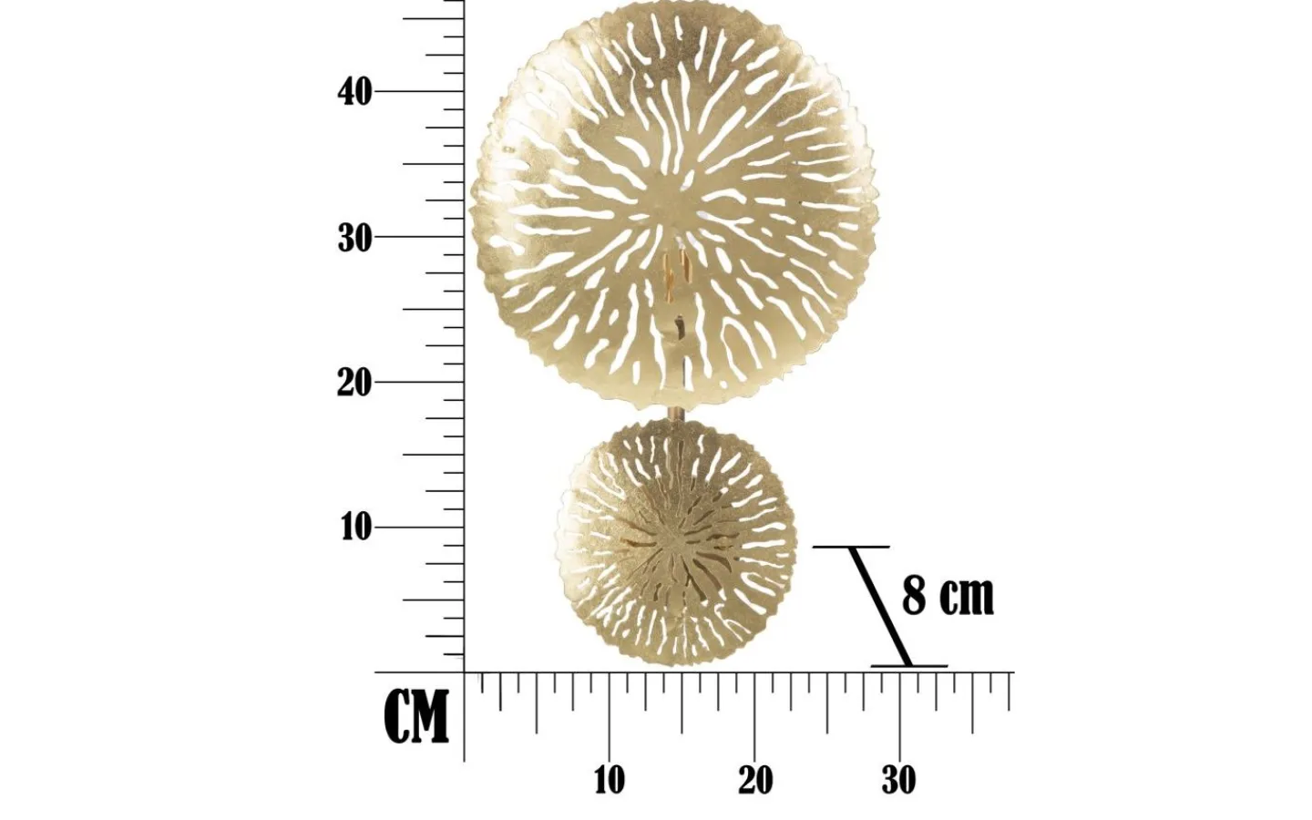 Mauro Ferretti Esterno Vägglampa 46cm Guld* Lampetter