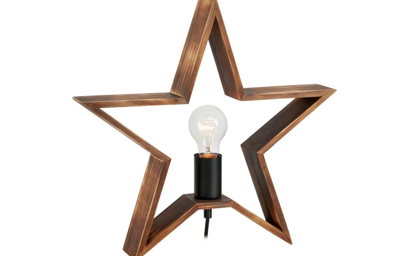 Estrella Bordsstjärna 39cm Brun