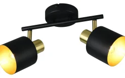 Eva Spotlight 2-delad E14 svart/guld