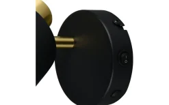 Läslampor<Trio Lighting Eva Spotlight E14 svart/guld