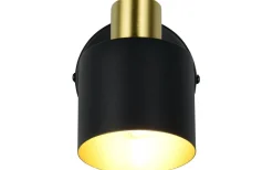 Läslampor<Trio Lighting Eva Spotlight E14 svart/guld