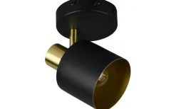 Läslampor<Trio Lighting Eva Spotlight E14 svart/guld