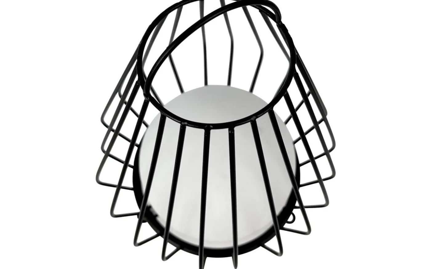 Evesham Laddbar/Solcells Lykta 23cm LED 2700K Svart IP44