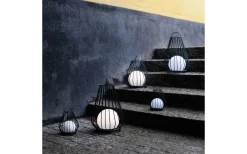 Ljuslyktor|Uppladdningsbara Lampor Utomhus<Dyberg Larsen Evesham Laddbar/Solcells Lykta 48cm LED 2700K Grön IP44