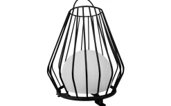 Dyberg Larsen Evesham Laddbar/Solcells Lykta 38cm LED 2700K Svart IP44* Ljuslyktor|Uppladdningsbara Lampor Utomhus