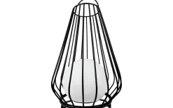 Dyberg Larsen Evesham Laddbar/Solcells Lykta 48cm LED 2700K Svart IP44* Ljuslyktor|Uppladdningsbara Lampor Utomhus