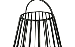 Dyberg Larsen Evesham Laddbar/Solcells Lykta 48cm LED 2700K Svart IP44* Ljuslyktor|Uppladdningsbara Lampor Utomhus